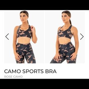 Rose camo cross back bar